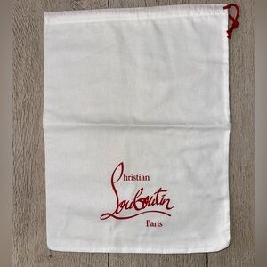 Christian Louboutin Authentic Cotton Large Dust Bag